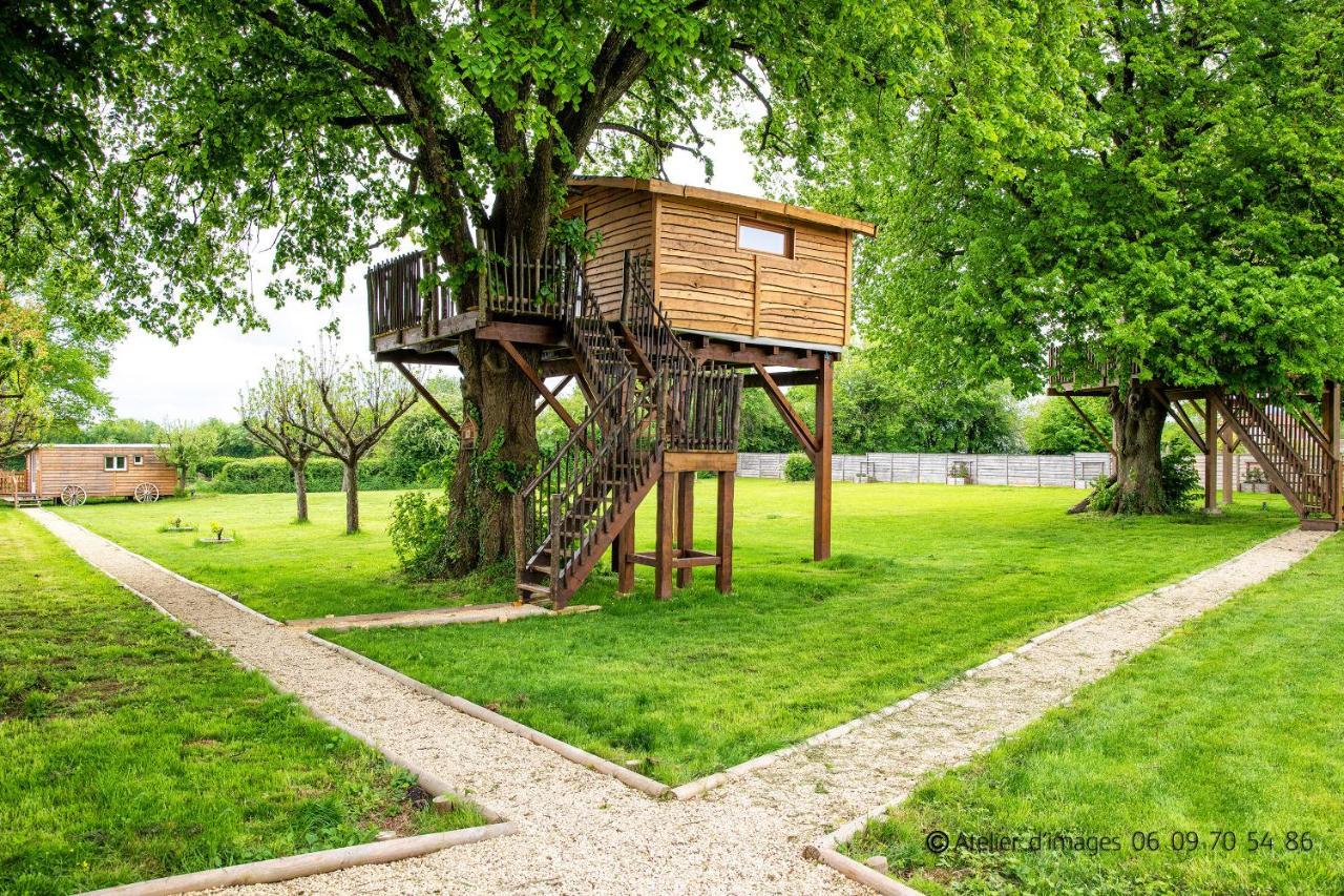 Prailles Les Cabanes De Gros Bois מראה חיצוני תמונה